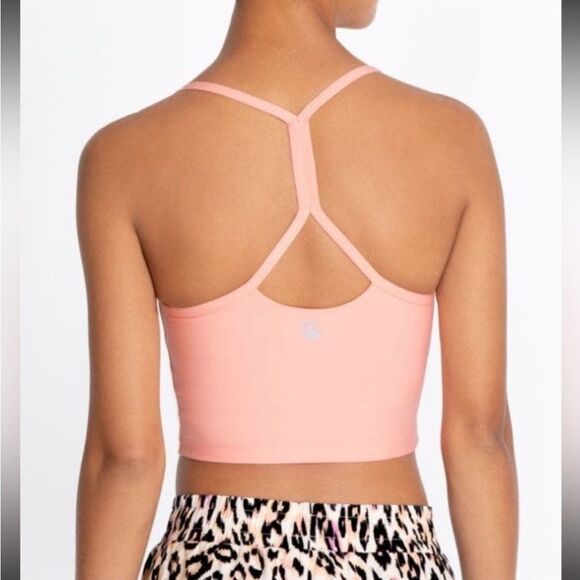 Johnny Was Calme Cross-Back Cami In Apricot Blush - Picture 2 of 4